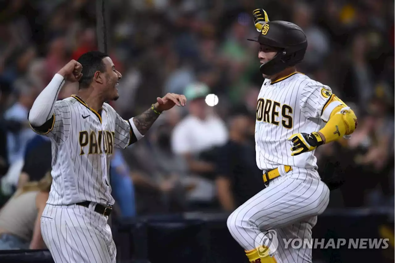 김하성, 한국 선수 두 번째 MLB 10홈런-10도루 달성(종합) | 연합뉴스