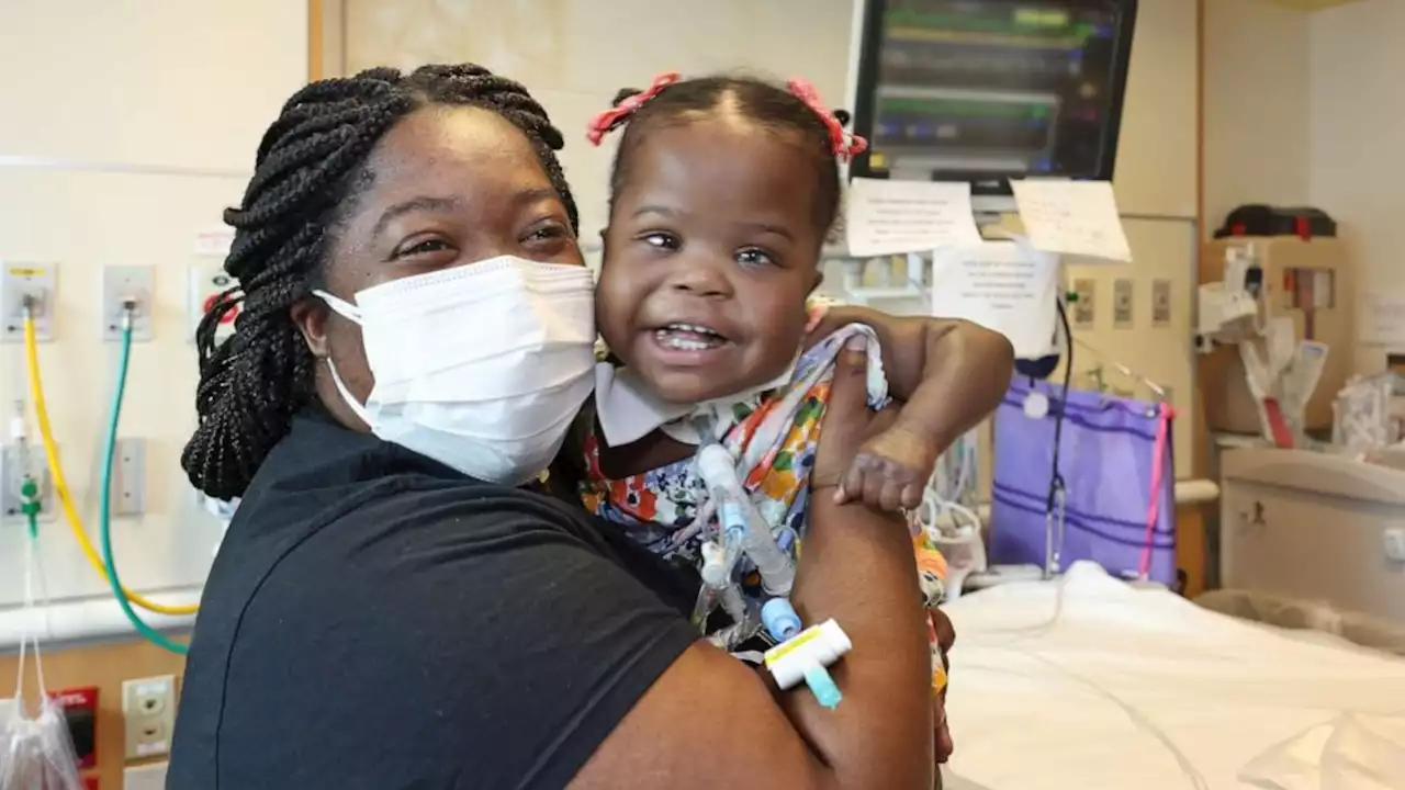 Toddler goes home after over 500 days in the hospital