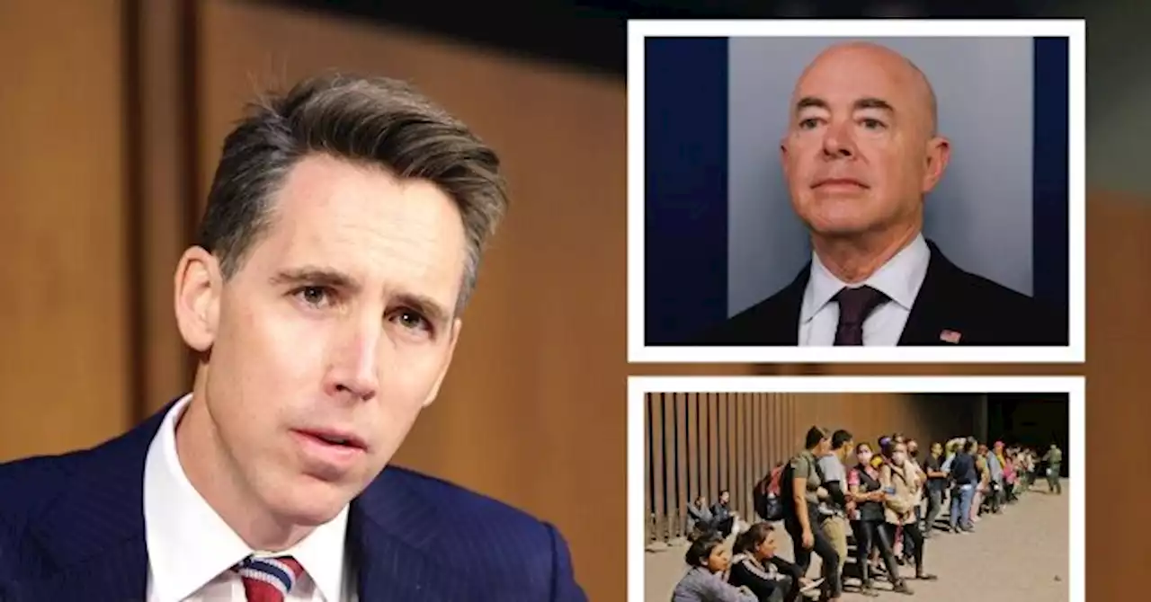 Josh Hawley Calls for DHS Chief Mayorkas to Resign Over Record Breaking Illegal Immigration