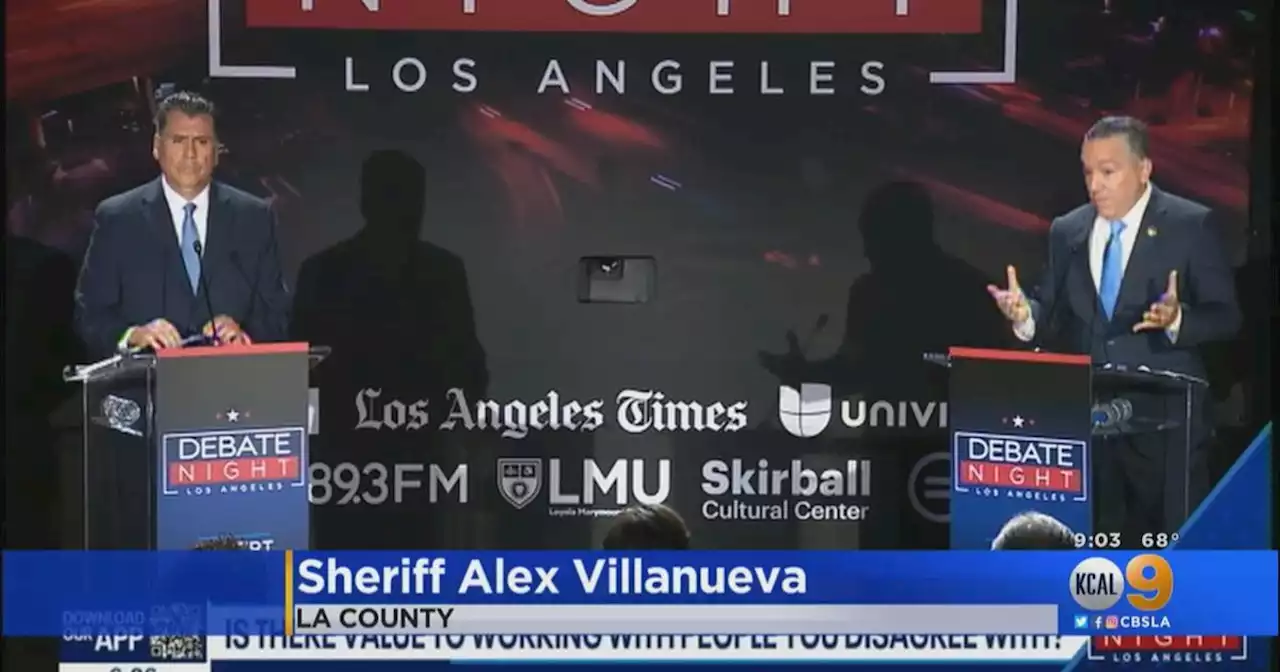 Chief Luna, Sheriff Villanueva trade criticisms in heated debate for LA County Sheriff