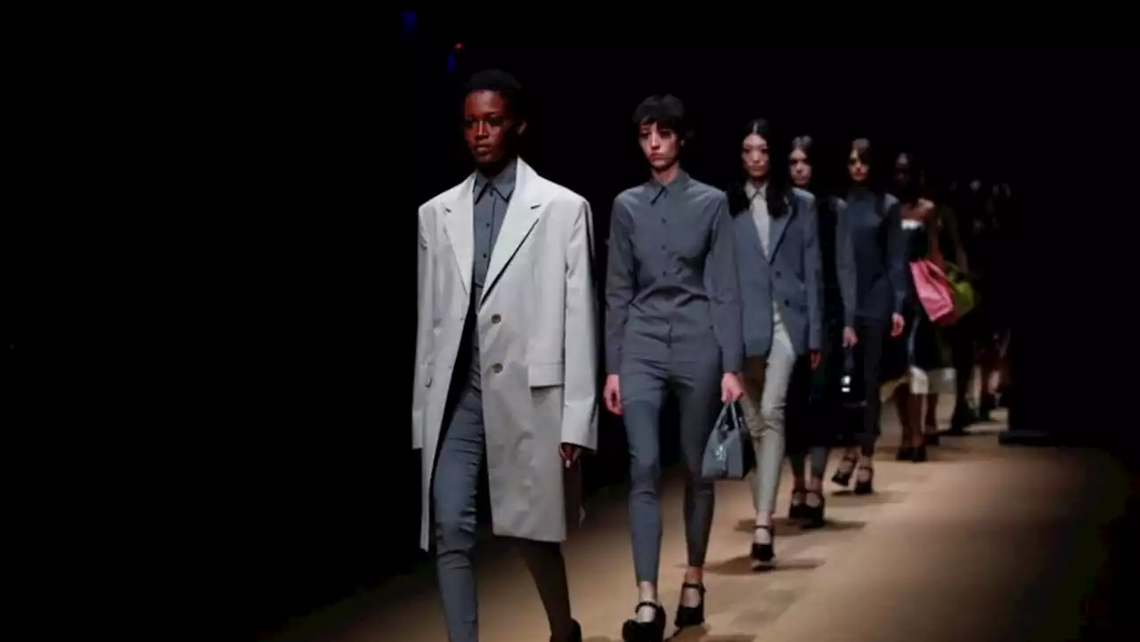 Prada plays with contrasts at Milan Fashion Week show