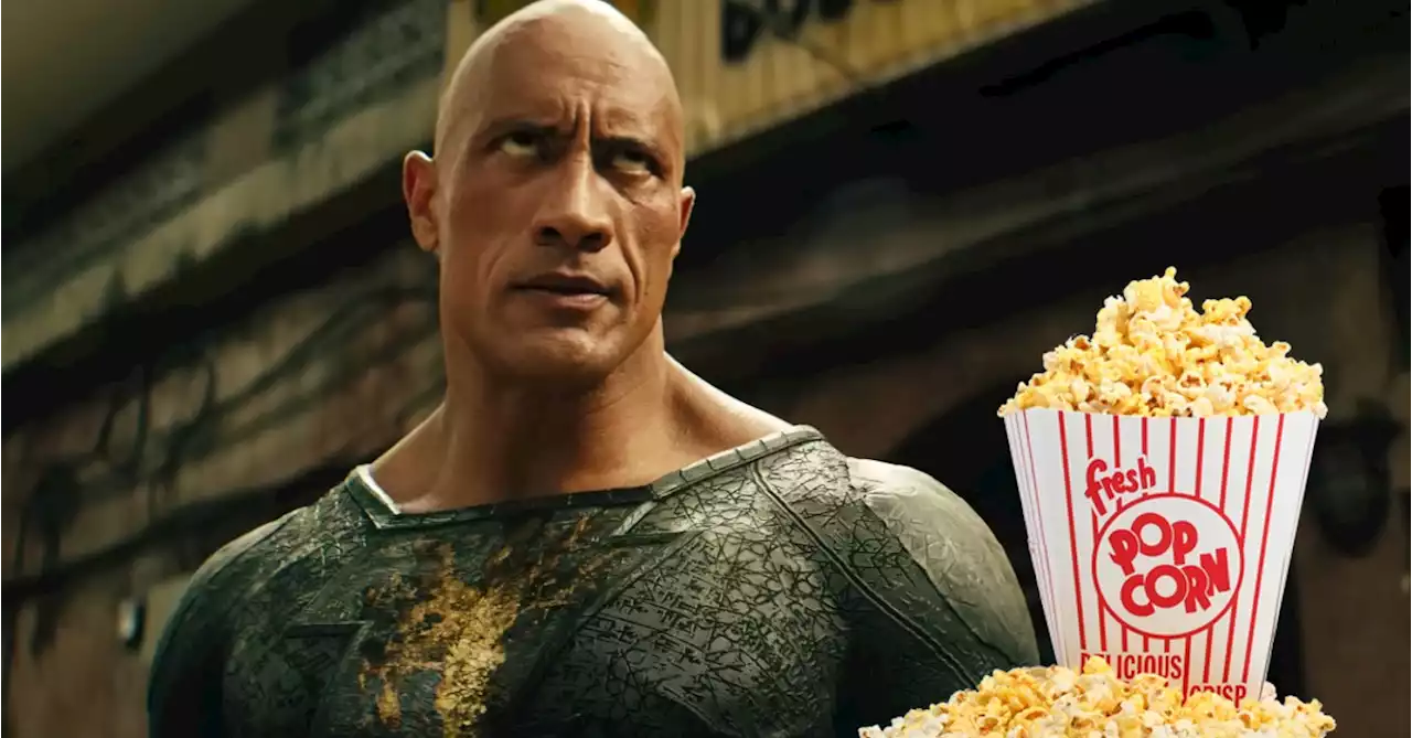 The Rock Is Changing the Hierarchy of Popcorn with Black Adam Popcorn Buckets