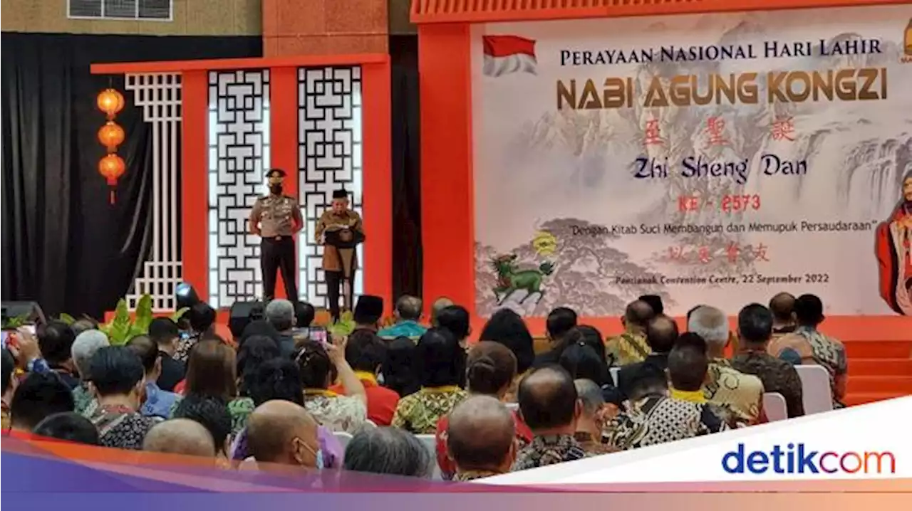 Wapres Ma'ruf: Selamat atas Peringatan Hari Lahir Nabi Agung Kongzi Ke-2.573