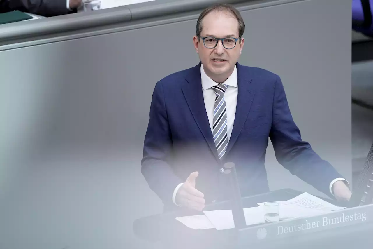 Energiekrise - Dobrindt (CSU) schlägt Gaspreisdeckelung für 75 Prozent des Privatverbrauchs vor