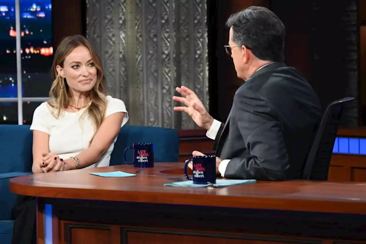 Olivia Wilde Addresses ‘Spitgate’ On ‘Late Show’, Insists Harry Styles ‘Did Not Spit On’ Chris Pine