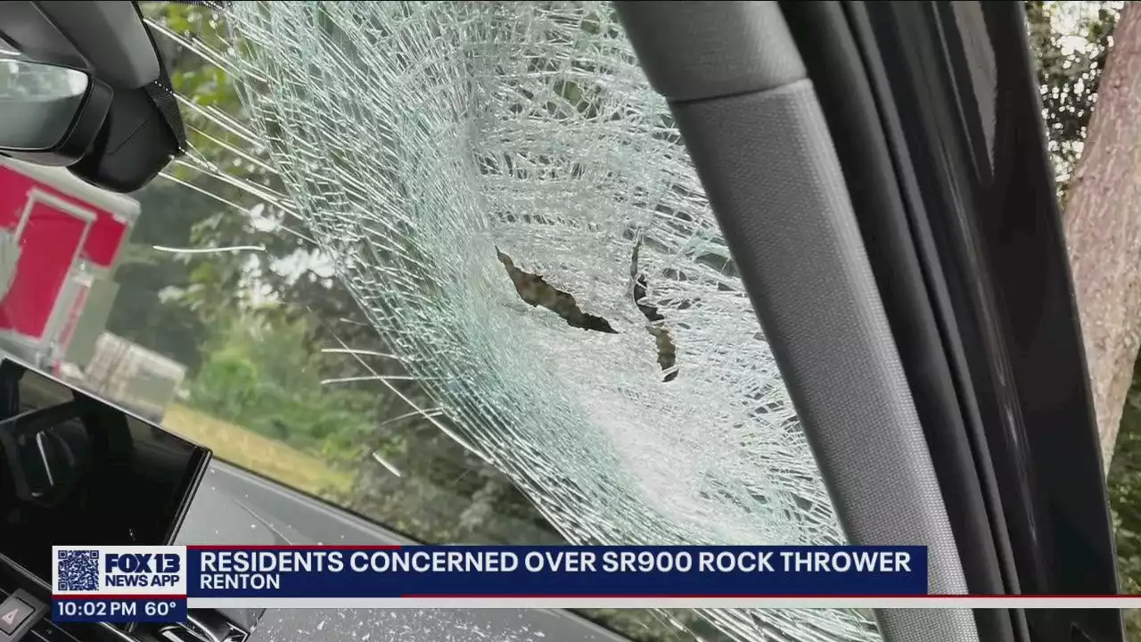 Renton residents concerned over escalation of rock-thrower at SR 900