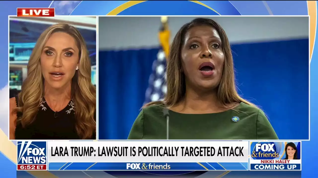 Lara Trump rips Letitia James' 'political targeting' of her family as NYC crime skyrockets