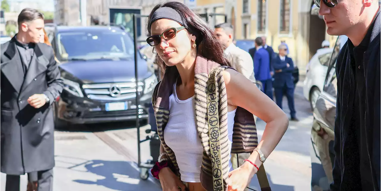 Bella Hadid Brings 90s Revival to Milan Fashion Week