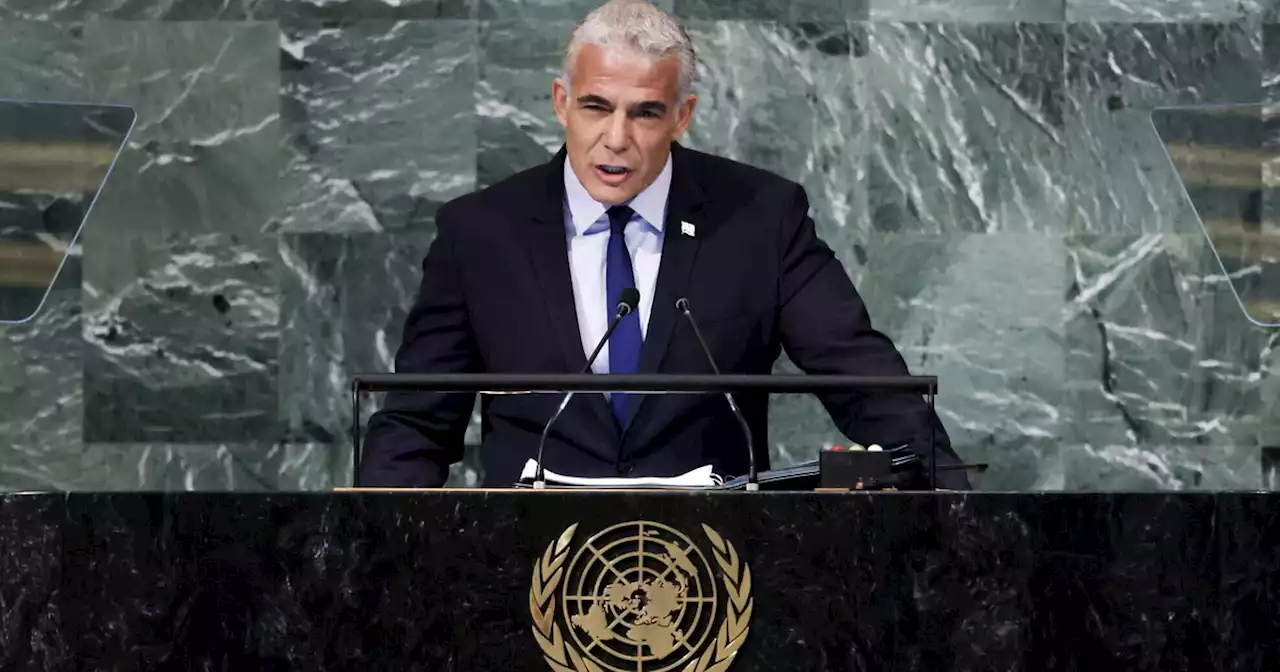 Due popoli in due stati. Lapid rilancia l'idea all'Onu