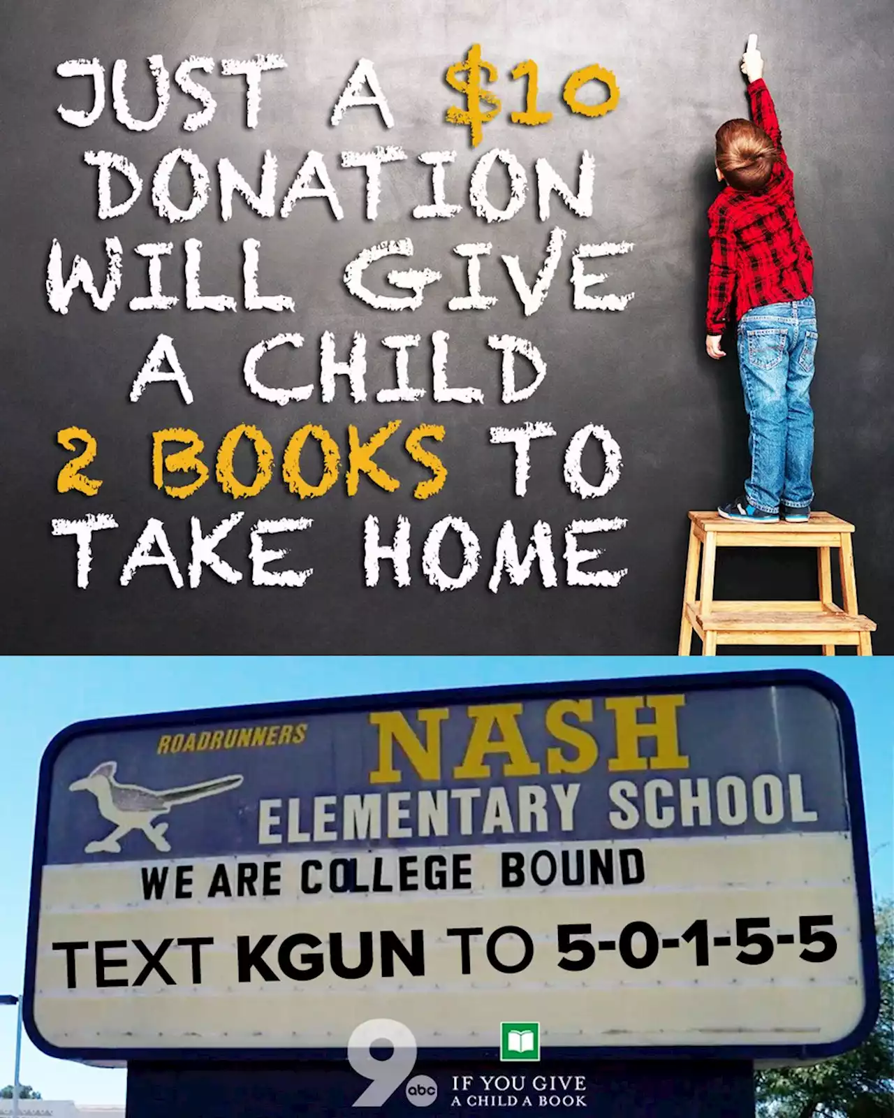 Give A Book Donation Page