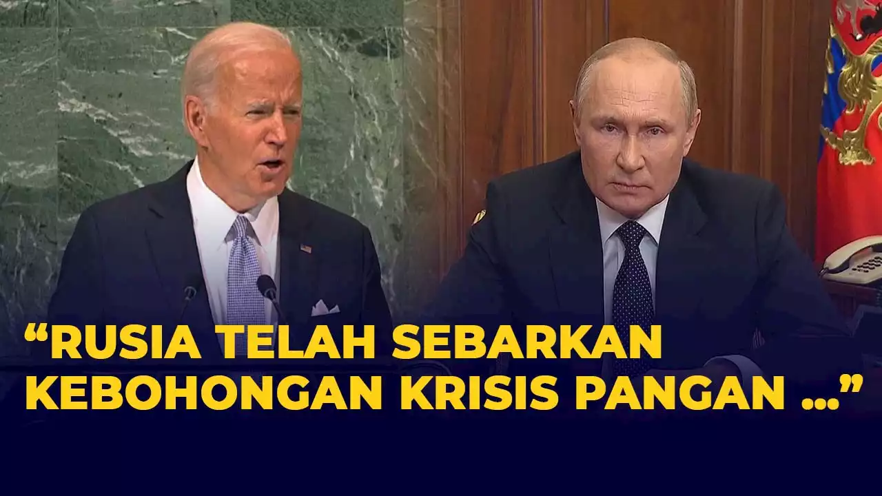 Biden Tuduh Rusia Sebarkan Kebohongan Krisis Pangan Karena Sanksi Barat