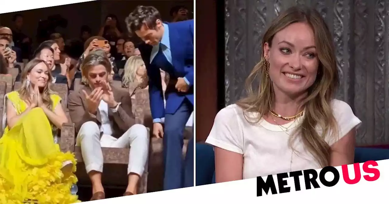 Olivia Wilde addresses ‘weird rumours’ boyfriend Harry Styles spit on Chris Pine