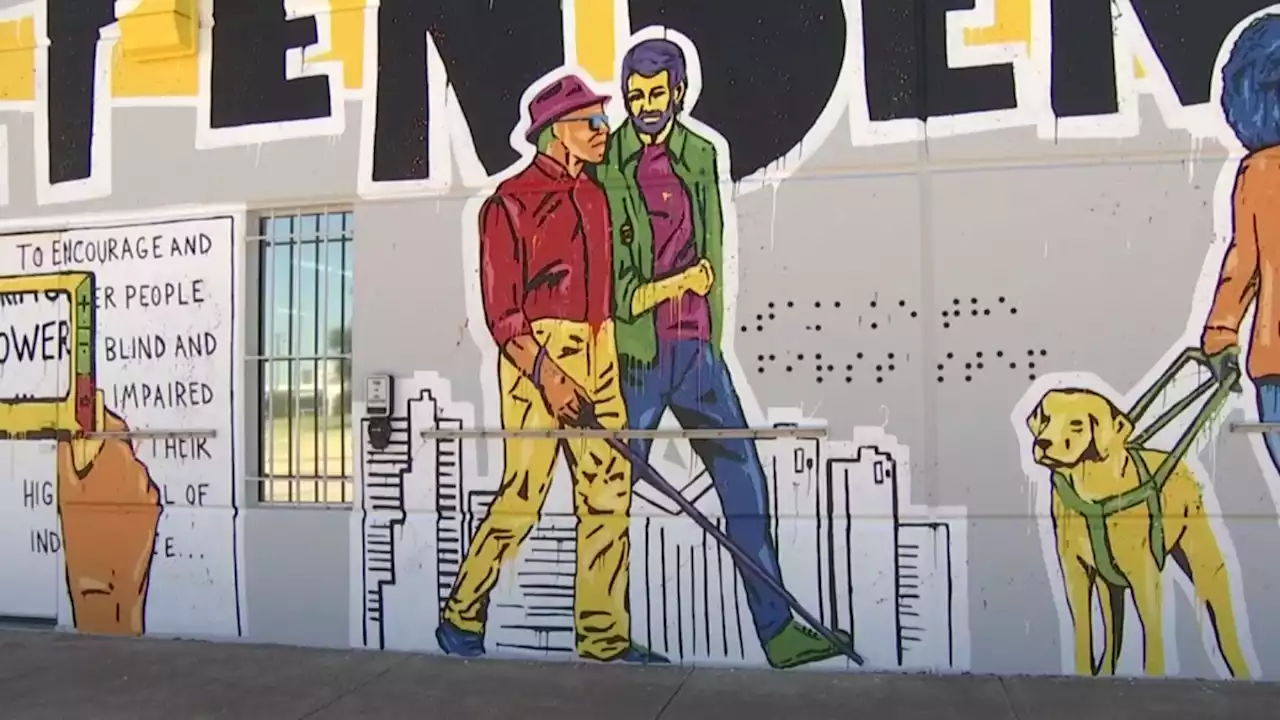 New Interactive Mural Aims to Help Visually Impaired Community Be Seen