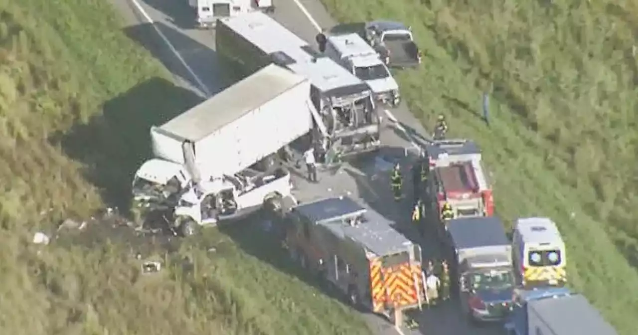 Florida highway crash results in death and 16 injuries, officials say