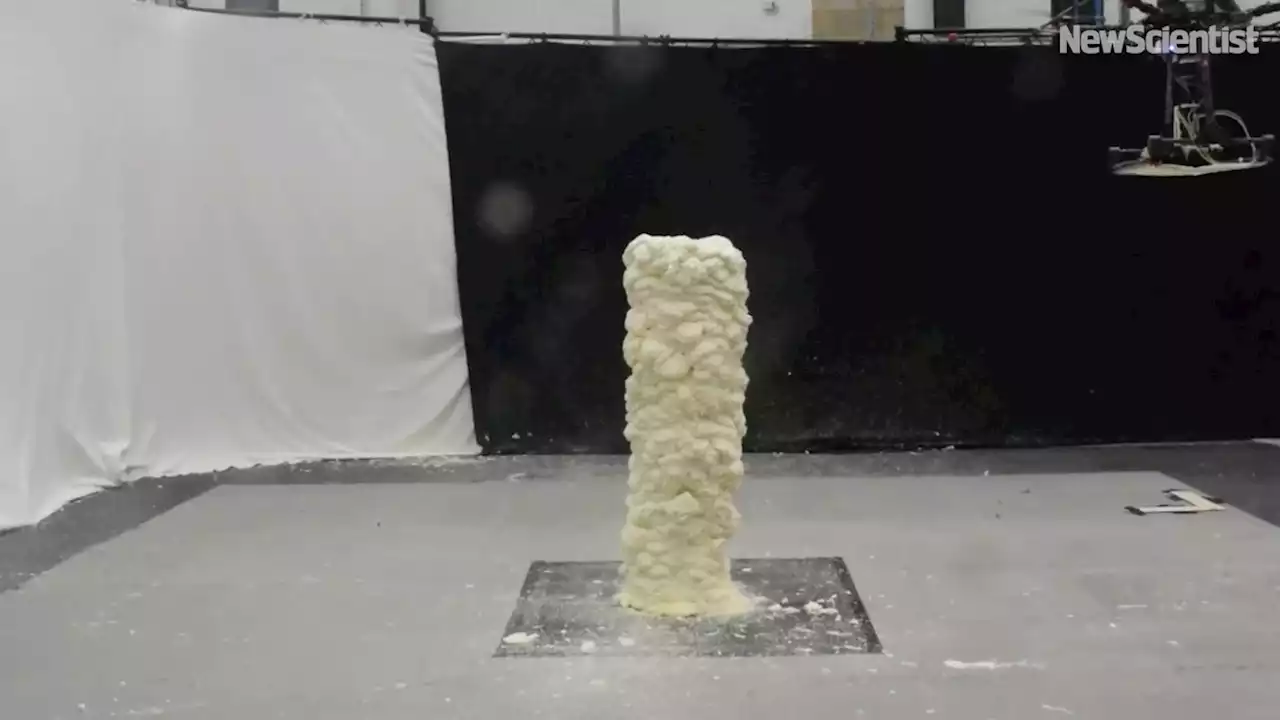 Drone swarm that 3D prints cement structures could construct buildings