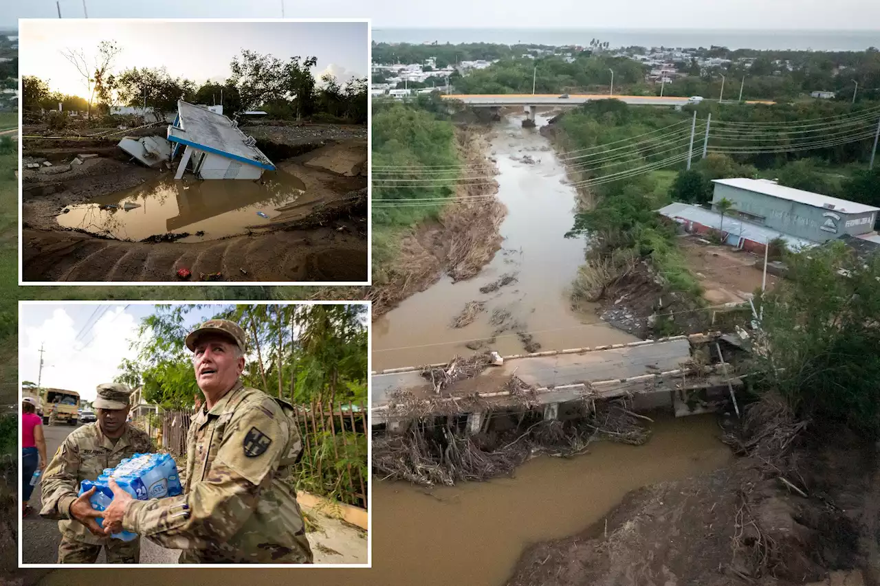 Parts of Puerto Rico stranded four days after Hurricane Fiona pummels island