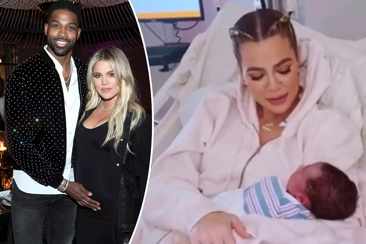 Khloé Kardashian hints at her and Tristan Thompson’s baby boy’s name