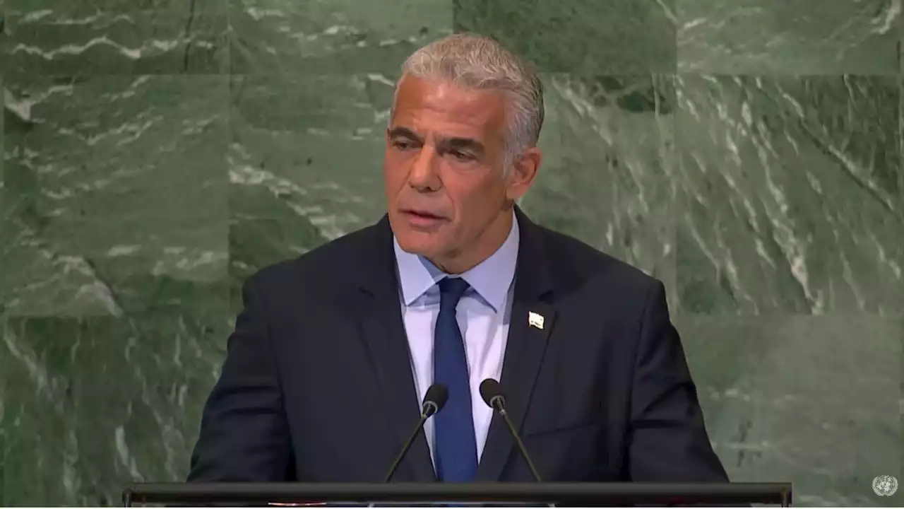 Israele, il premier Lapid propone la soluzione dei 'Due Stati' nel suo discorso all'Onu