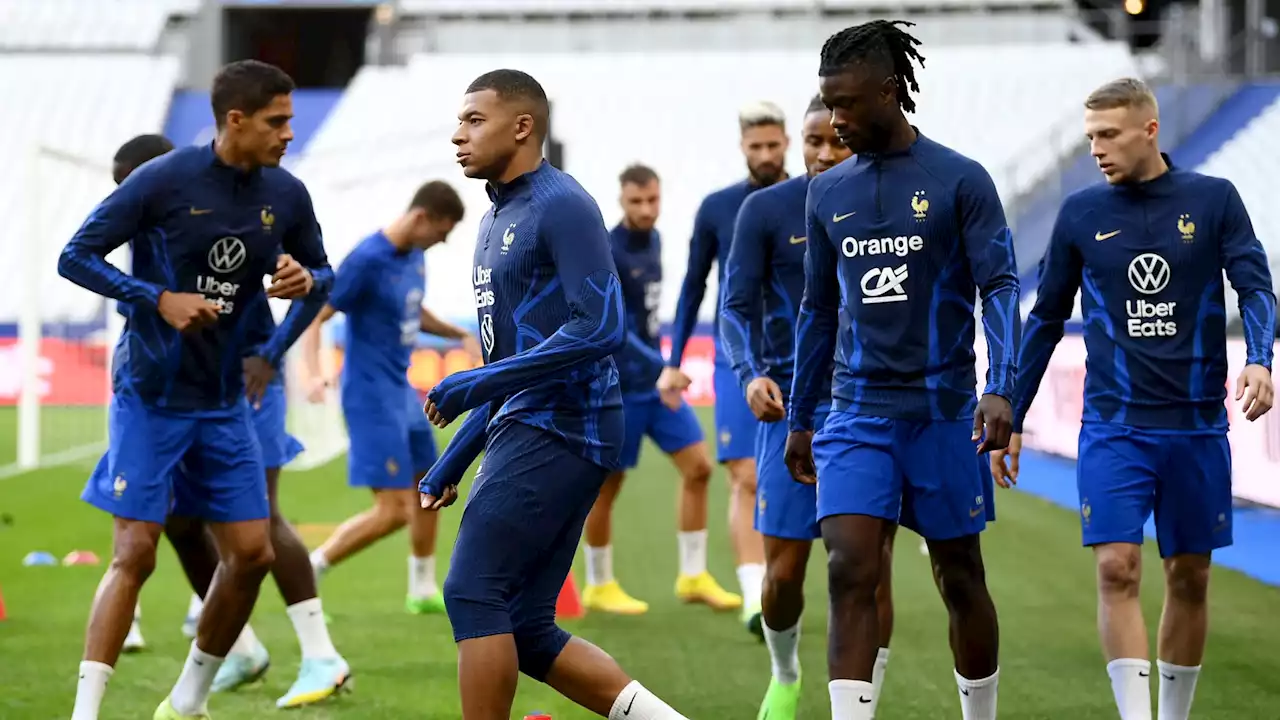 France-Autriche: les Bleus avec le nouveau maillot 'domicile' prévu pour le Mondial