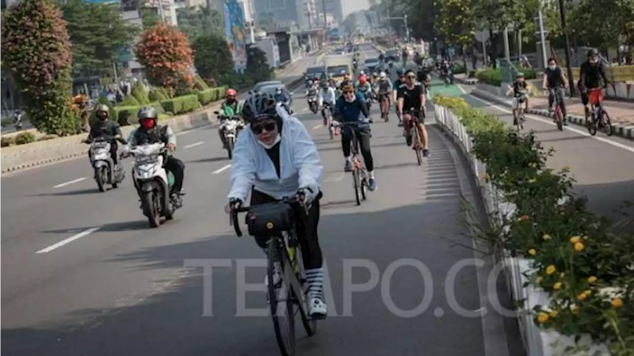 Anies Baswedan Masukkan Jalur Sepeda dalam Rencana Detail Tata Ruang Jakarta