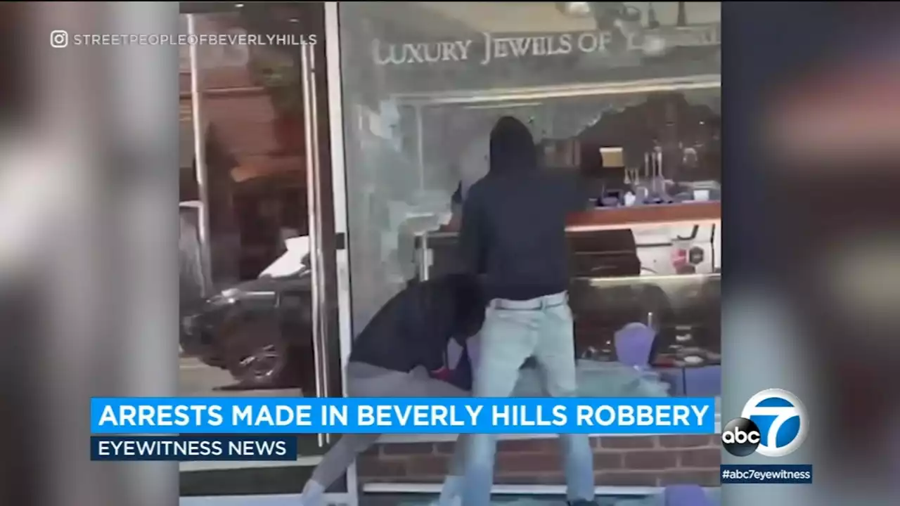 Beverly Hills smash-and-grab robbery: 3 suspects arrested in $5 million jewelry heist