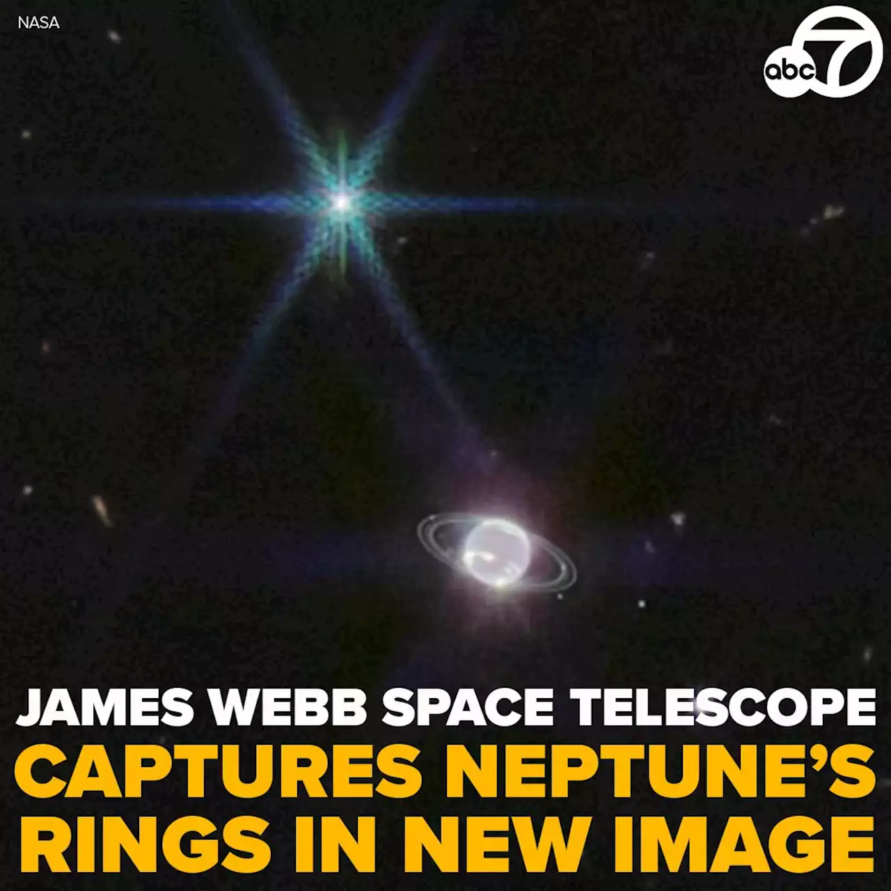 James Webb Space Telescope captures strikingly crisp images of Neptune and its rings