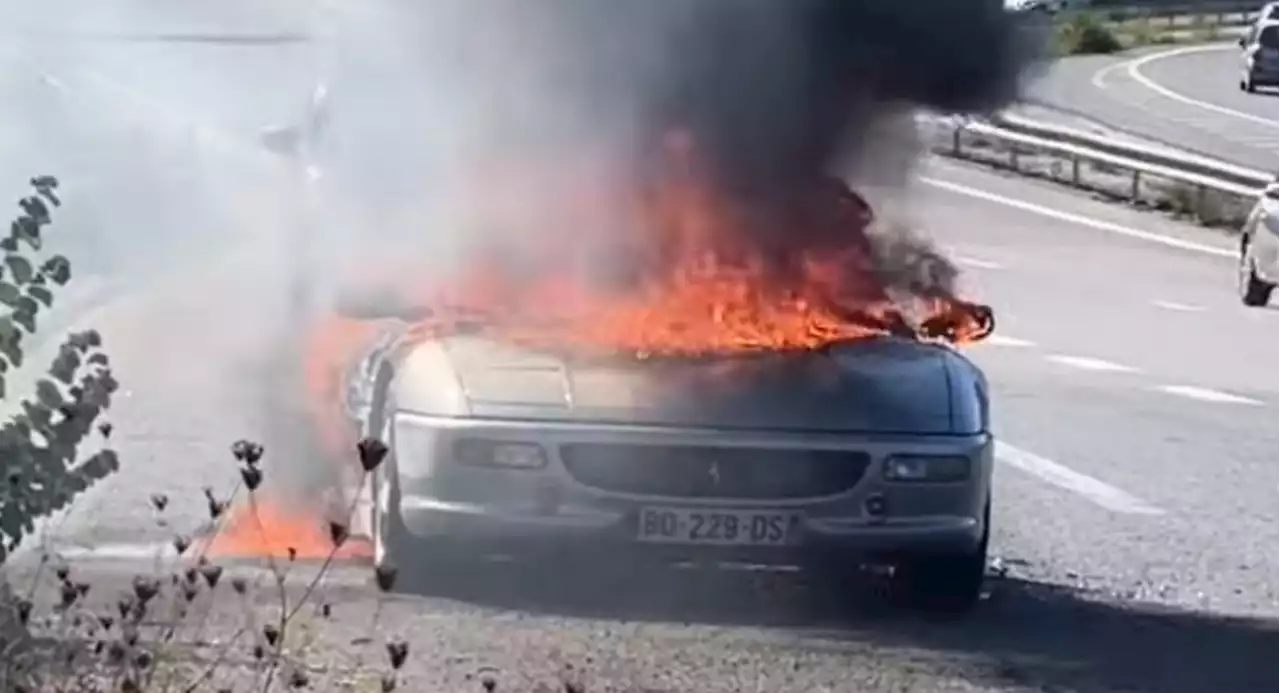 Ferrari F355 Burns To The Ground During Potential Buyer's Test Drive | Carscoops