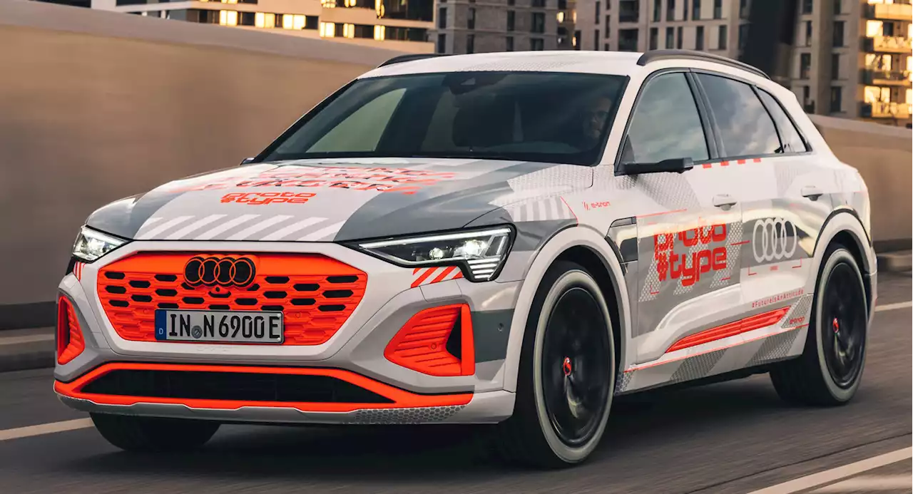 New Audi E-Tron Prototype Unveiled, Previews Upcoming Facelift | Carscoops