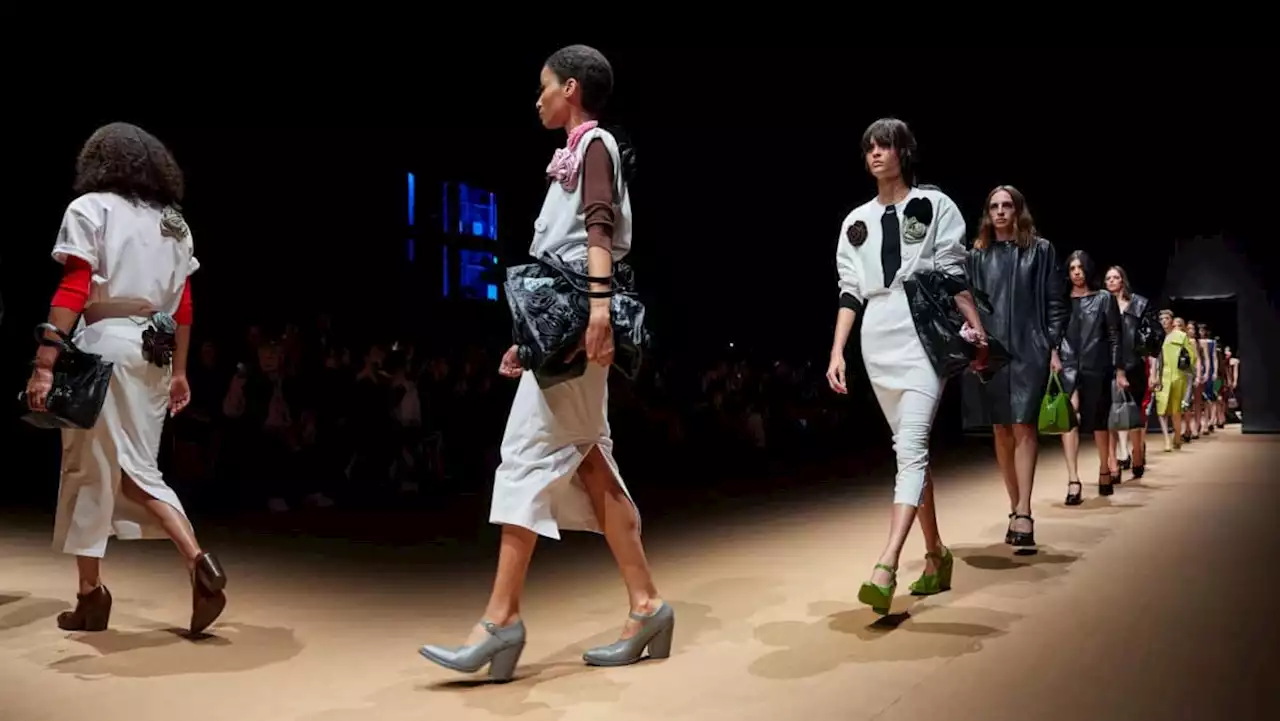 Miuccia Prada and Raf Simons serve low-key surprise at Prada spring-summer 2023