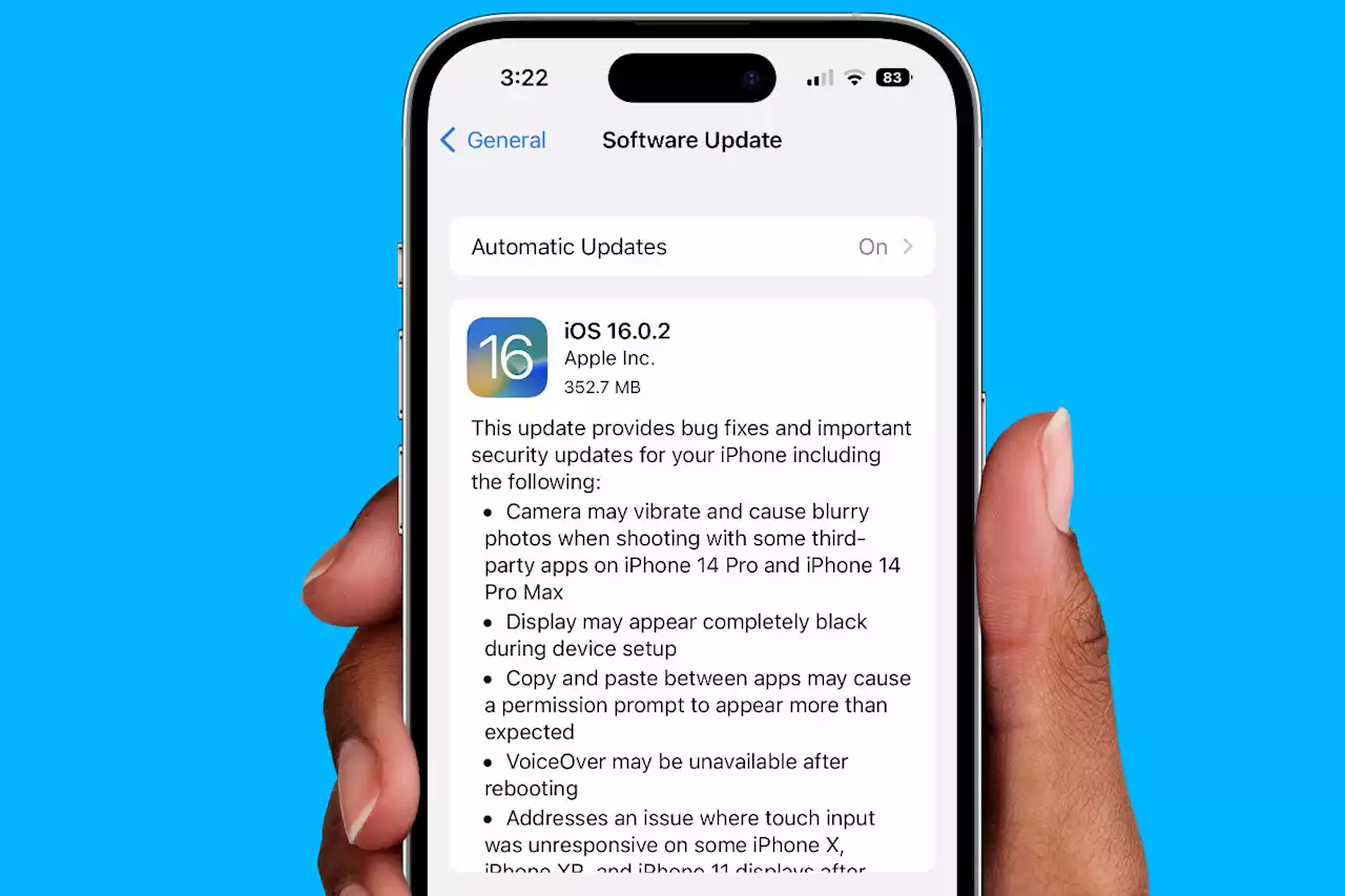 Apple rolls out iOS 16 update to fix pesky camera-shake bug | Digital Trends