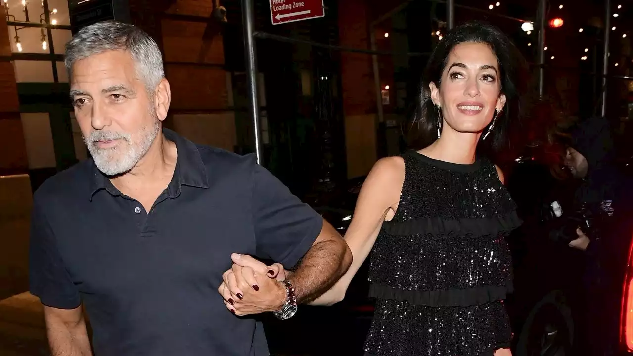 George and Amal Clooney Hold Hands During Date Night in NYC: PICS