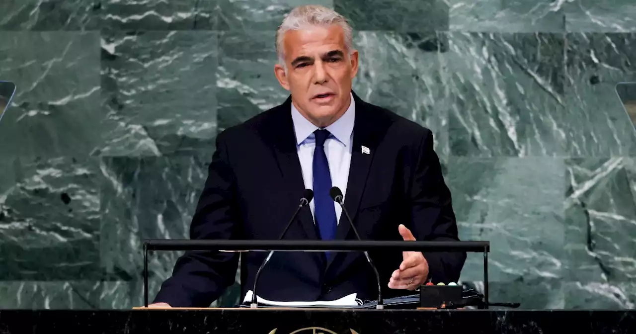 Israele-Palestina, l'apertura del premier Lapid all'Onu: 'Sì a due Stati per due popoli'