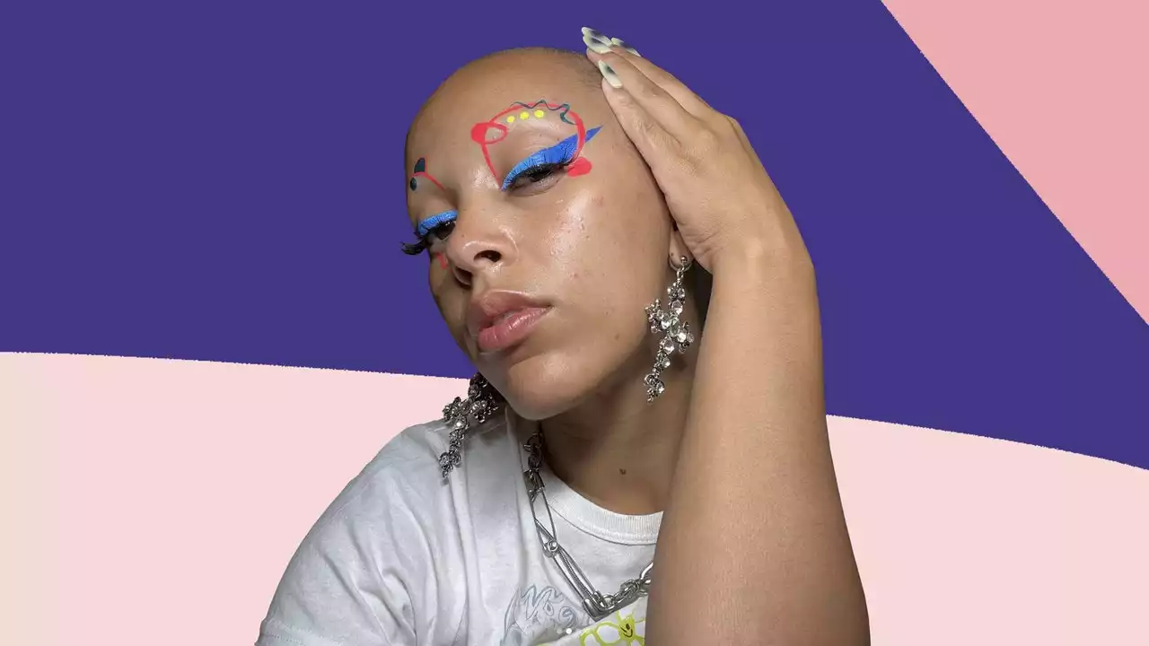 Doja Cat's eyebrow art is having a major moment on TikTok and democratising makeup trends