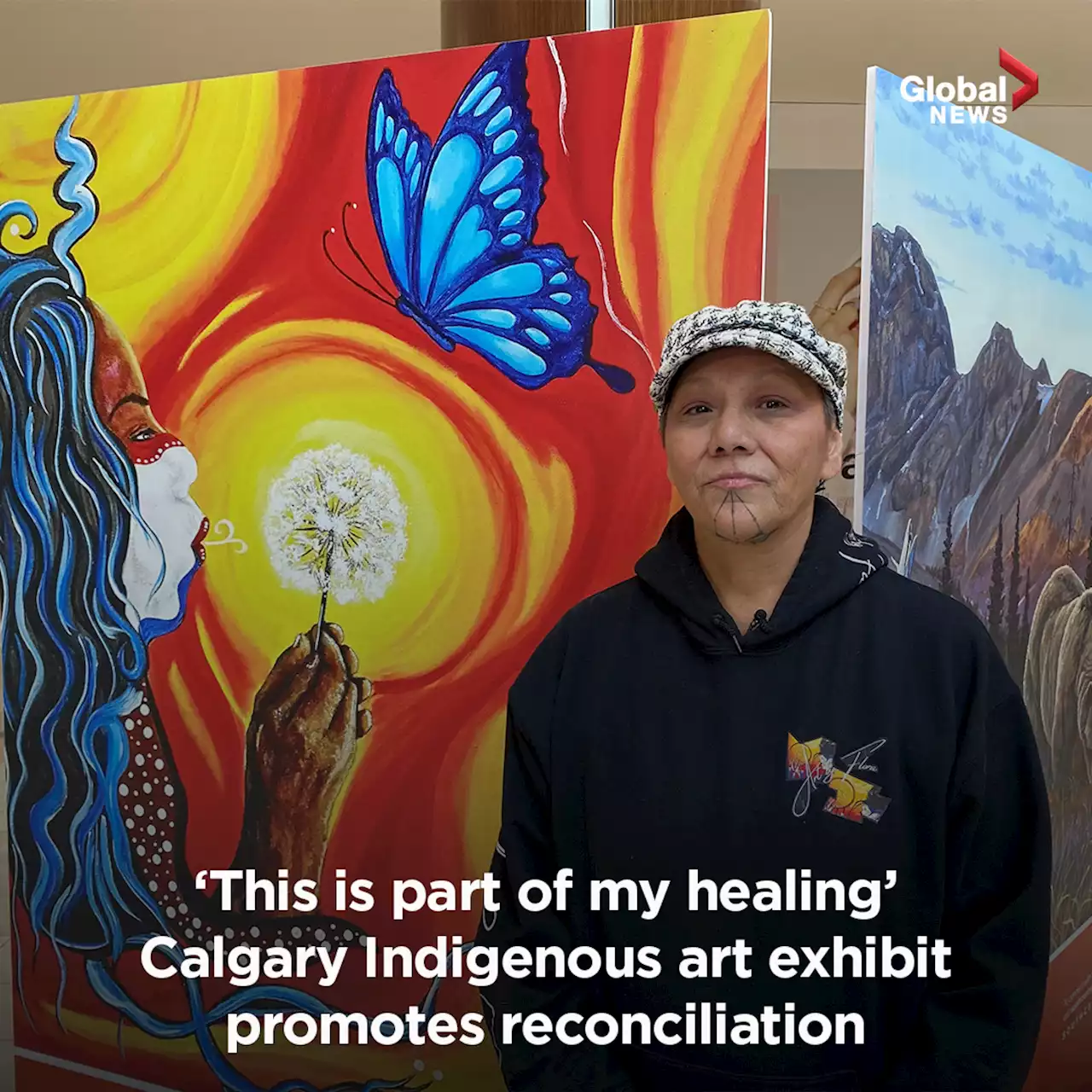 Calgary Indigenous art exhibit promotes reconciliation: ‘This is part of my healing’ | Globalnews.ca