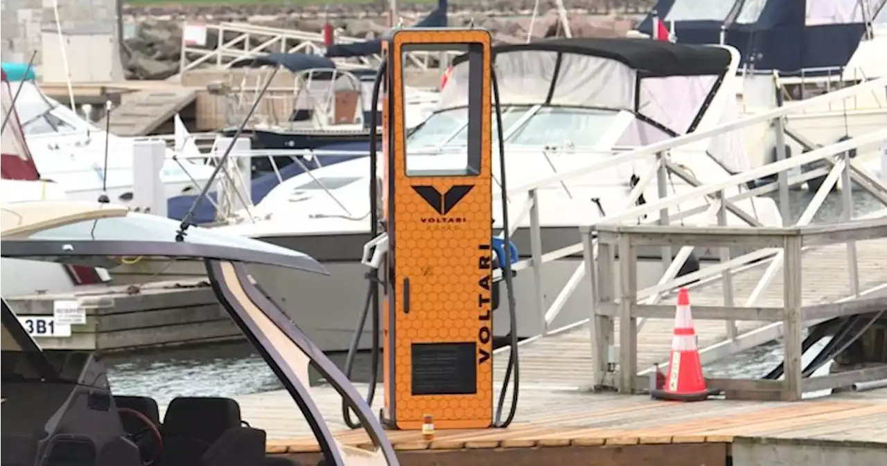 First marine EV charging station in Canada installed in Kingston, Ont. - Kingston | Globalnews.ca