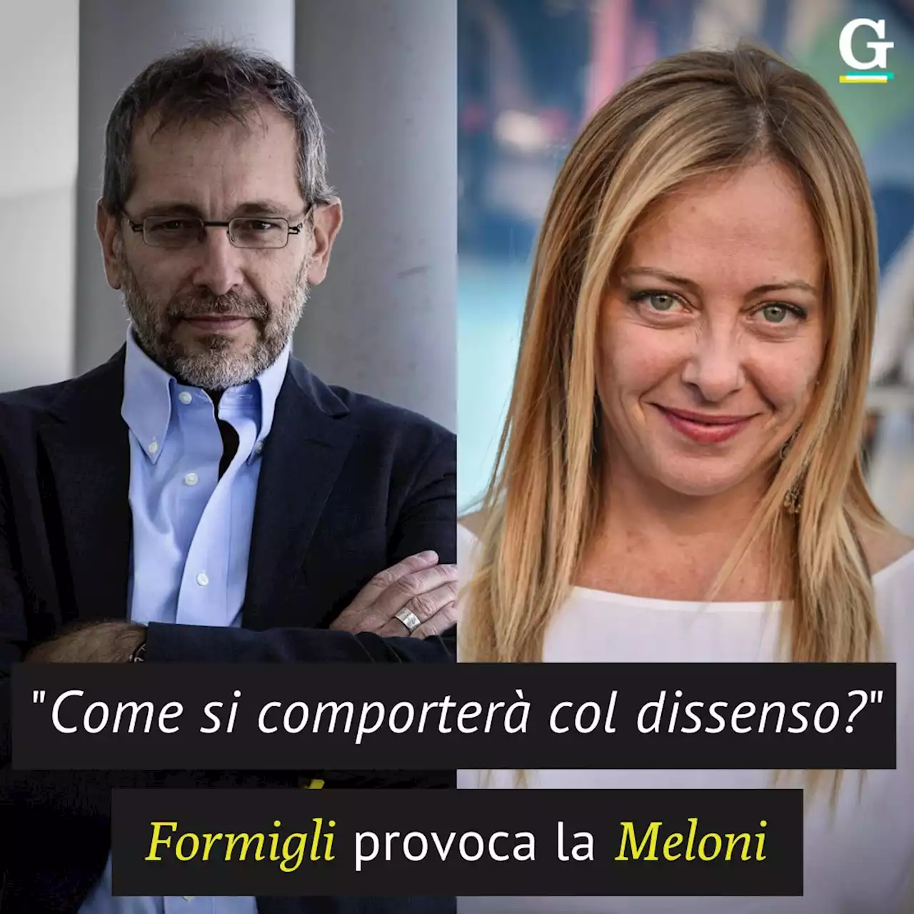 Formigli choc contro Meloni: 'Con lei come saranno usate le forze dell'ordine?'