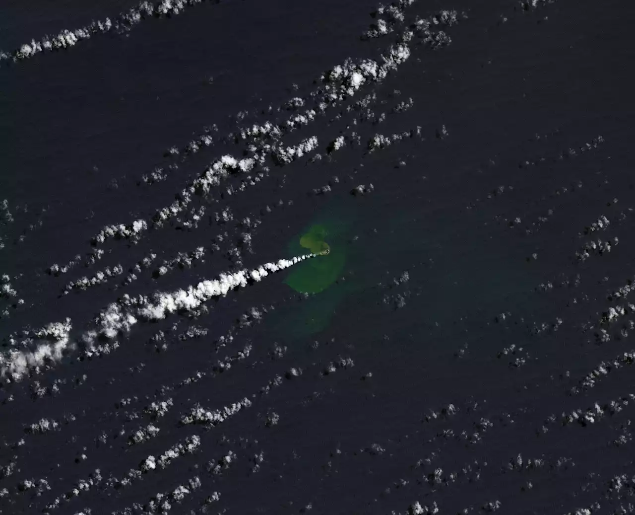 A new 6-acre island has emerged in the Pacific Ocean