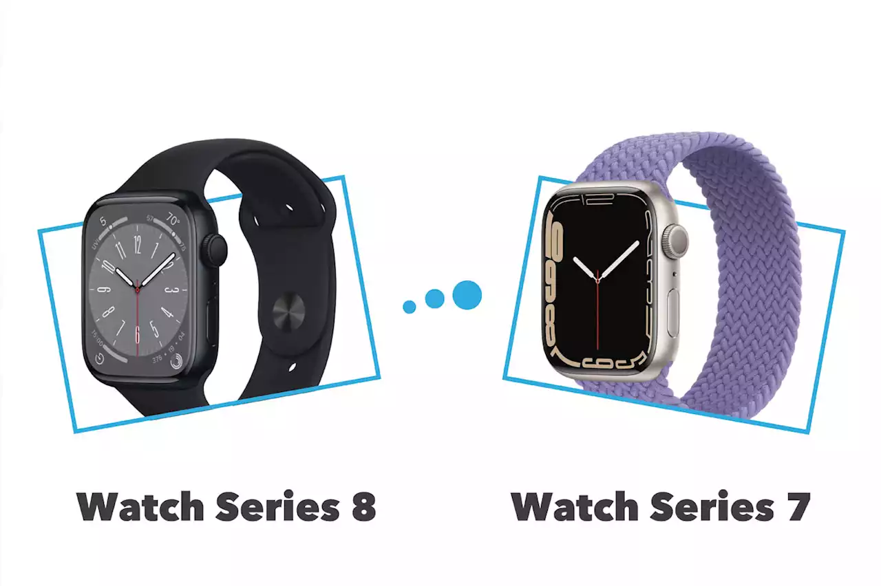 Comparatif et différences : Apple Watch Series 8 VS Apple Watch Series 7