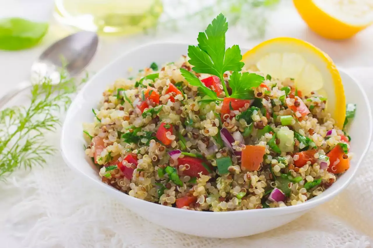 Taboulé de quinoa cru