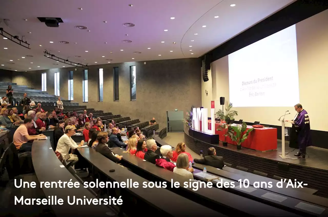 Une rentrée solennelle sous le signe des 10 ans d'Aix-Marseille Université