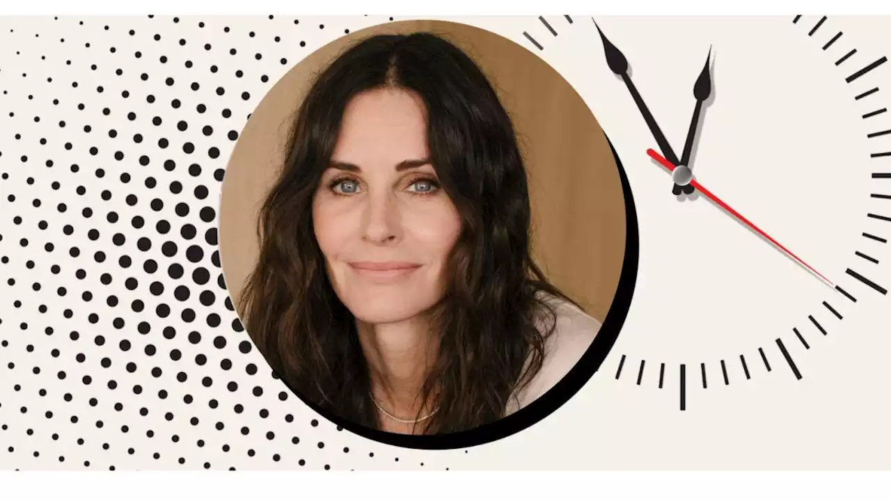 Courteney Cox Doesn't Brush Her Hair