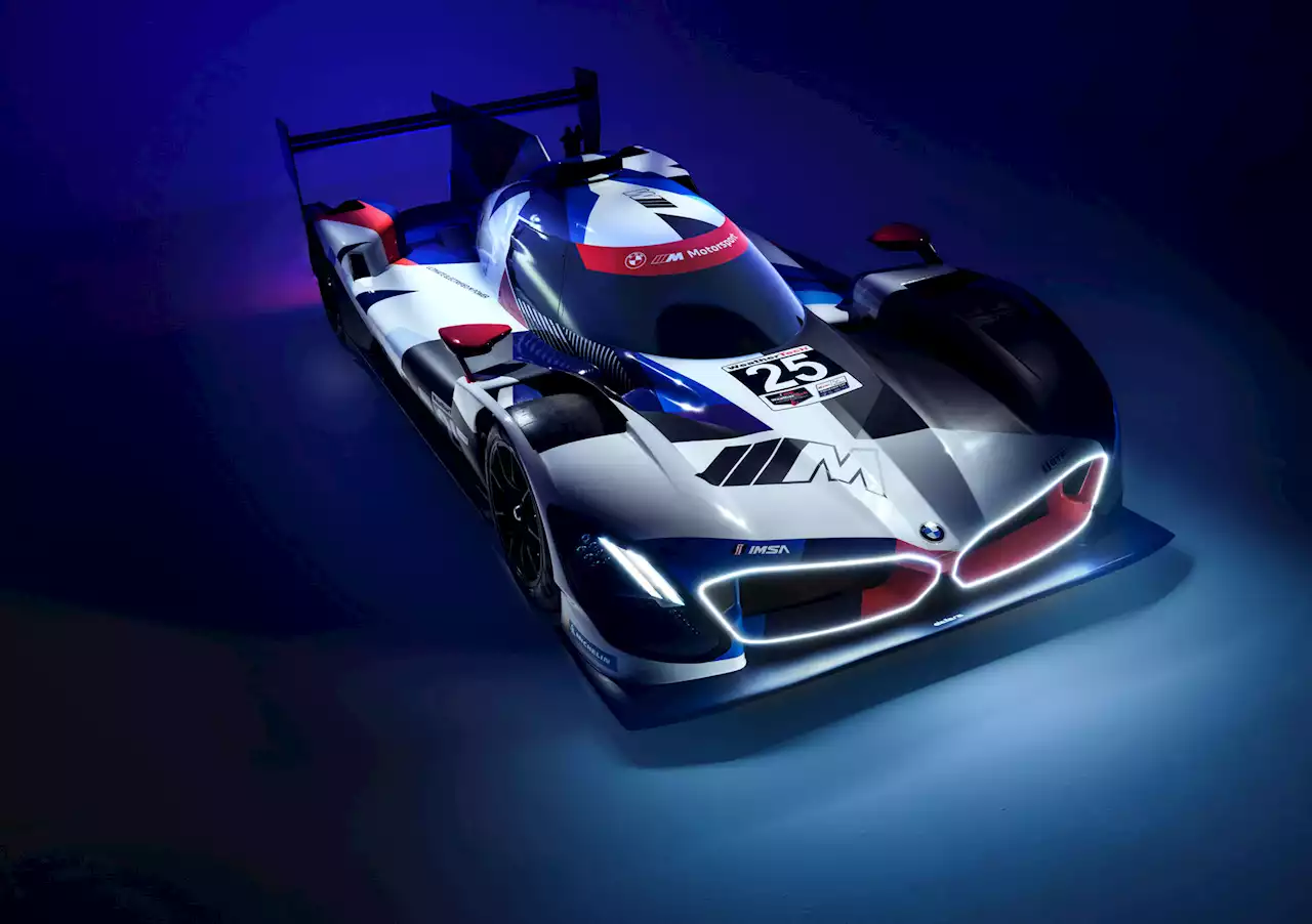 BMW reveals 2023 M Hybrid V8 LMDh in race livery, confirms IMSA driver lineup