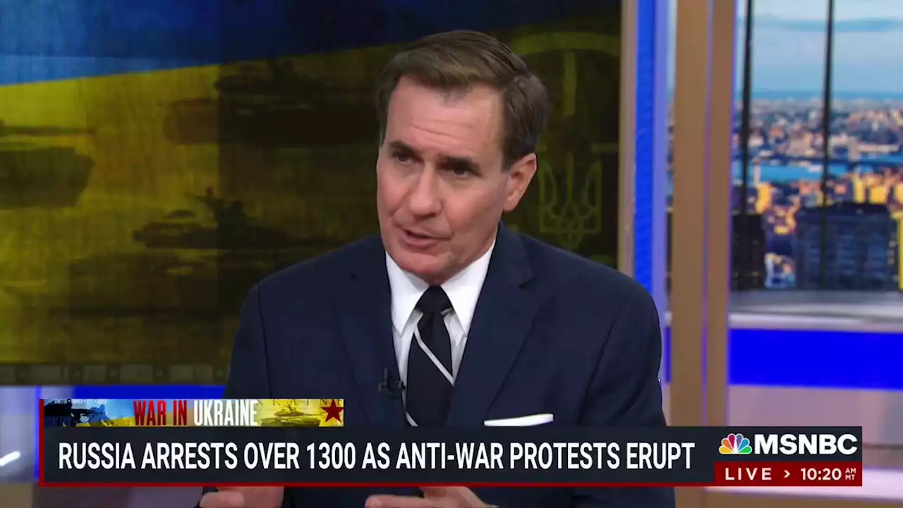 John Kirby: ‘Irresponsible’ for Putin to be ‘talking about the potential use of nuclear weapons’