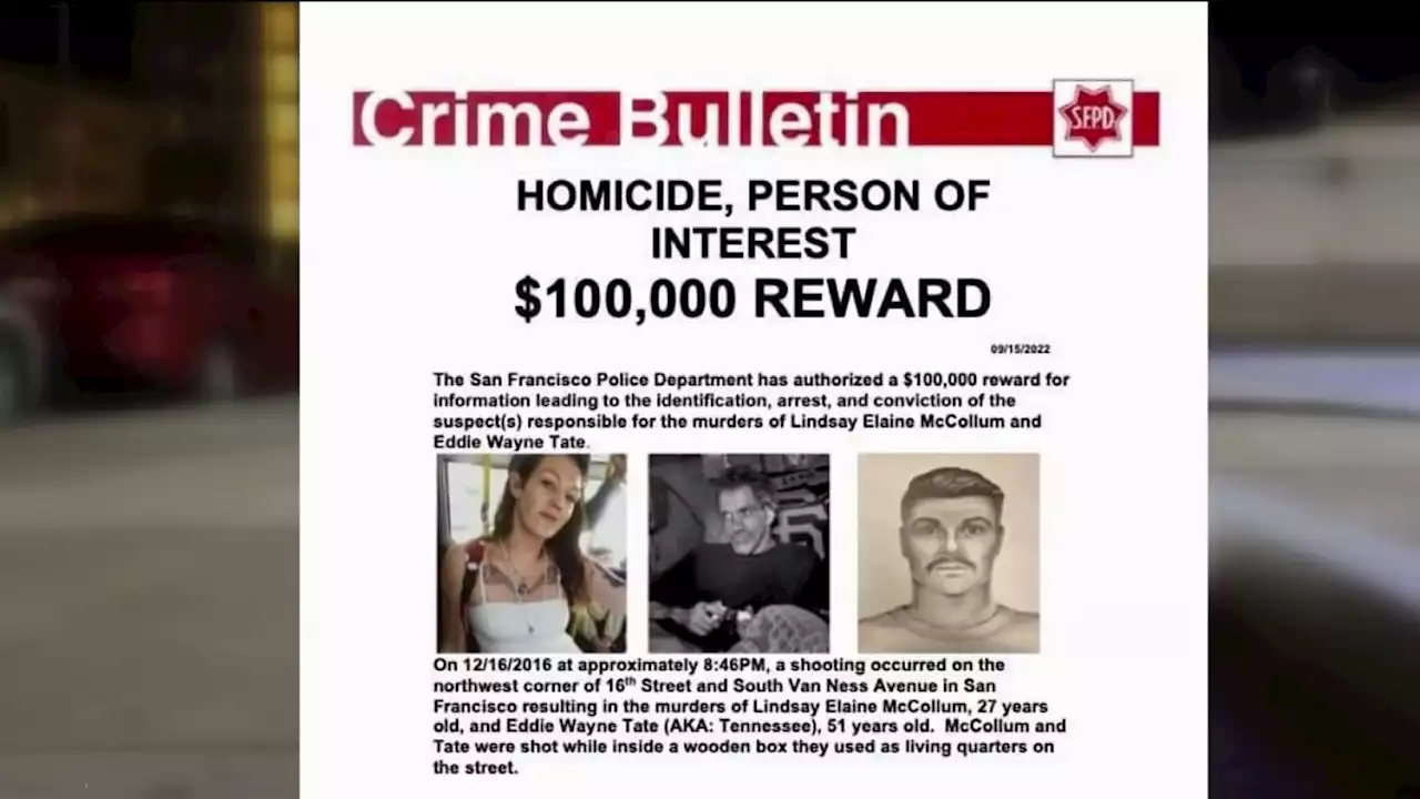 SFPD Ups Reward to Find Those Responsible for Murder of Two People in 2016