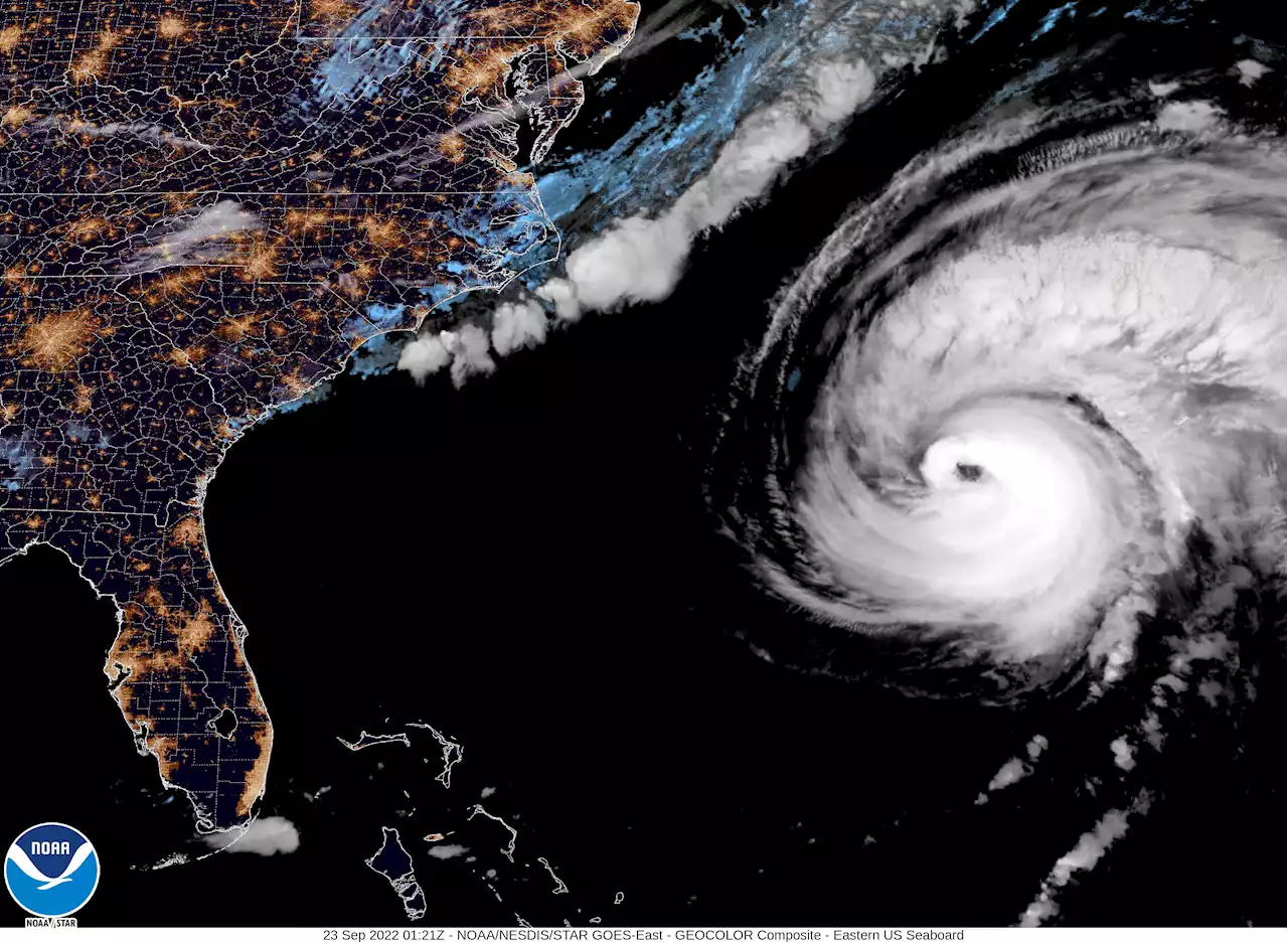 Category 4 Hurricane Fiona Roaring by Bermuda, Then to Canada