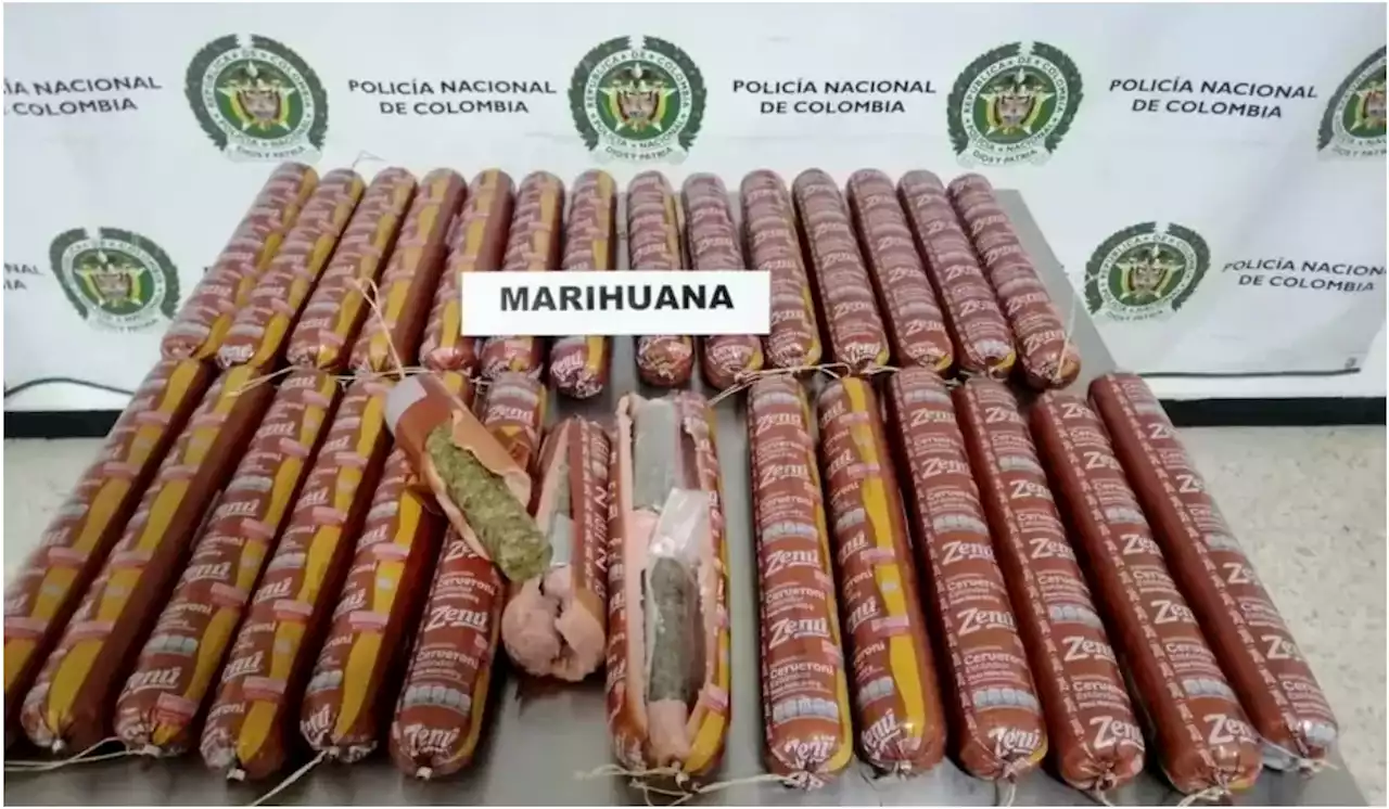 Incautan carga larga y ancha rumbo a San Andrés: salchichones llenos de marihuana - Pulzo