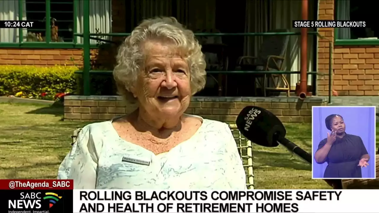 Rolling blackouts compromise safety and health of Pretoria retirement homes