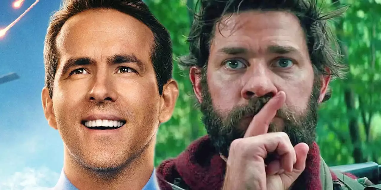 Ryan Reynolds & John Krasinski Set Photos Reveal First Look At New Movie