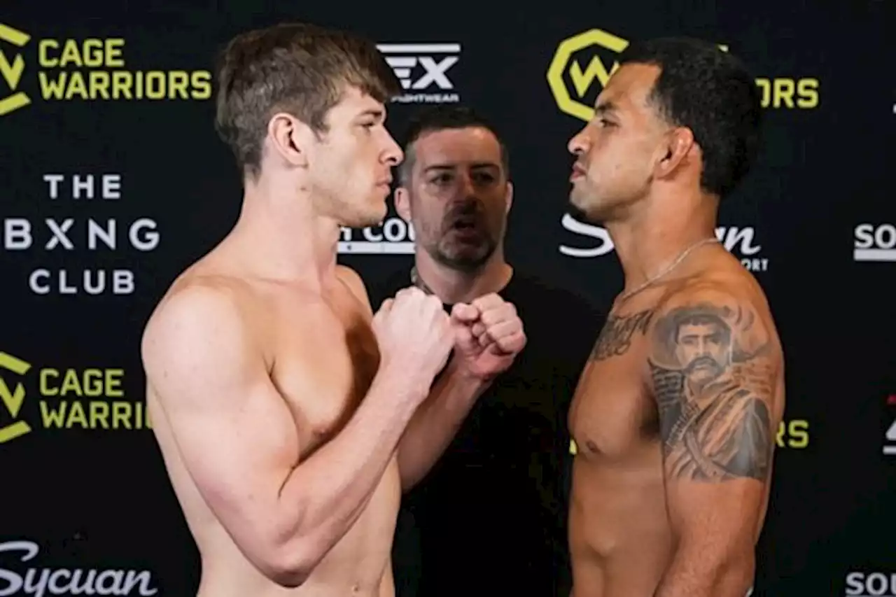 Cage Warriors 143 Weigh-in Results: 1 Fighter Heavy; 1 Bout Scratched