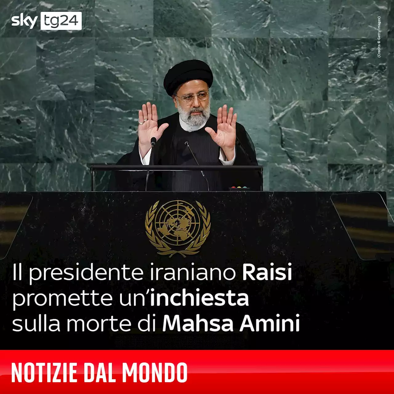 Iran, Raisi promette inchiesta sulla morte di Mahsa Amini